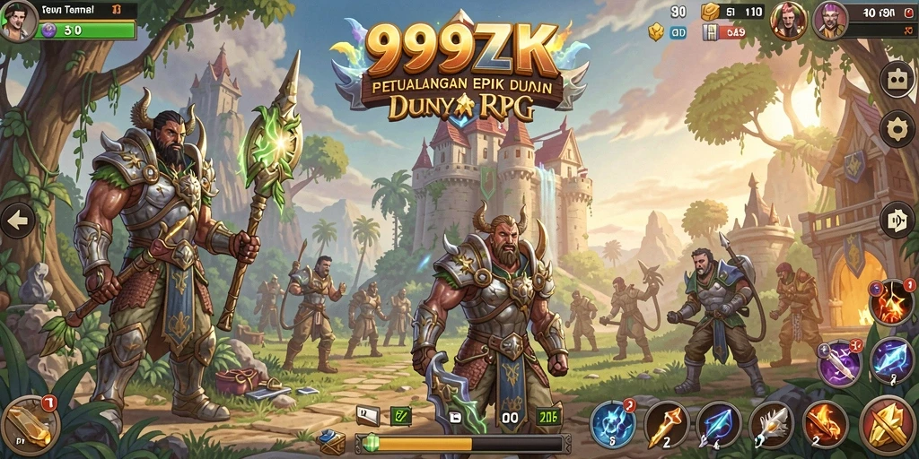 Tampilan menarik dari gameplay RPG yang memukau dan mendebarkan.