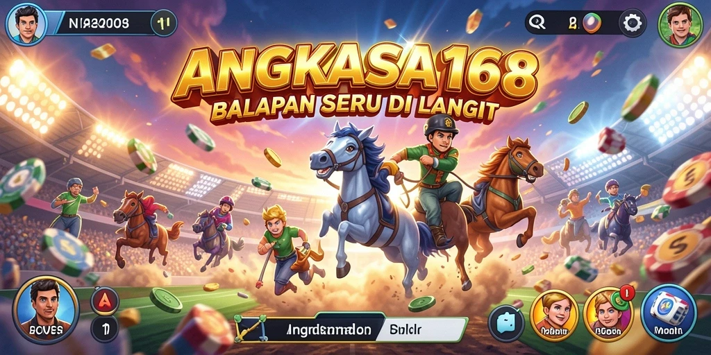 Tampilan gameplay balapan seru dengan grafis yang menakjubkan.