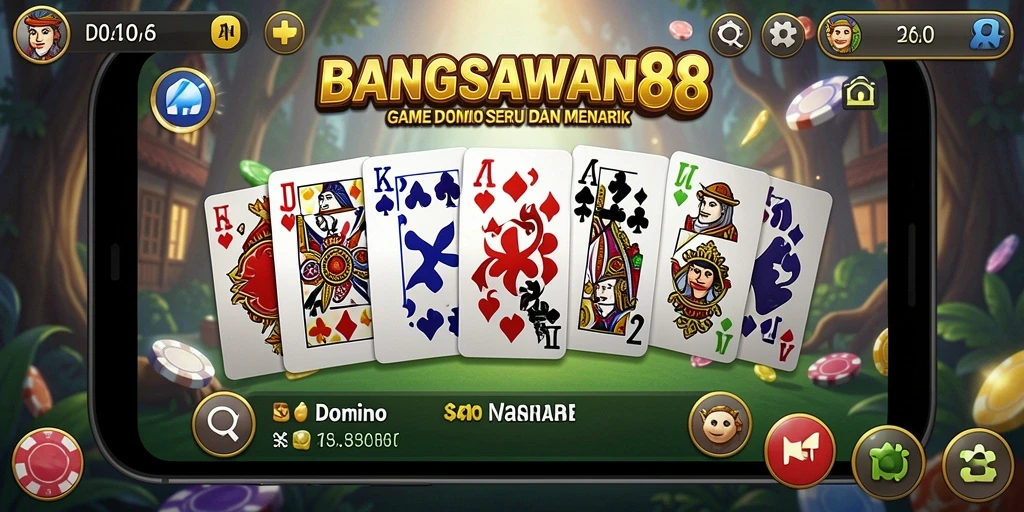 Tampilan screenshot BANGSAWAN88 yang menunjukkan gameplay domino yang seru.