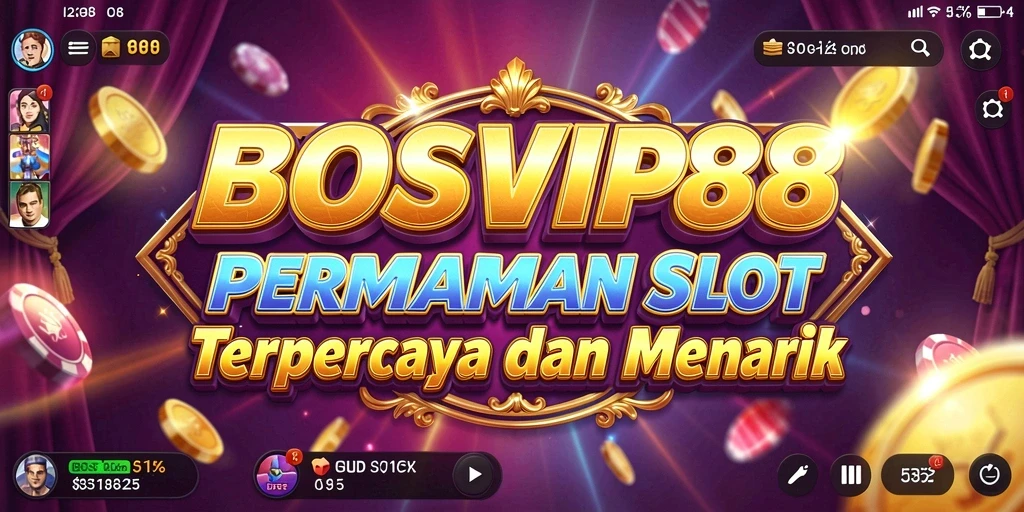 Tampilan gameplay menarik dari BOSVIP88 dengan mesin slot beragam.