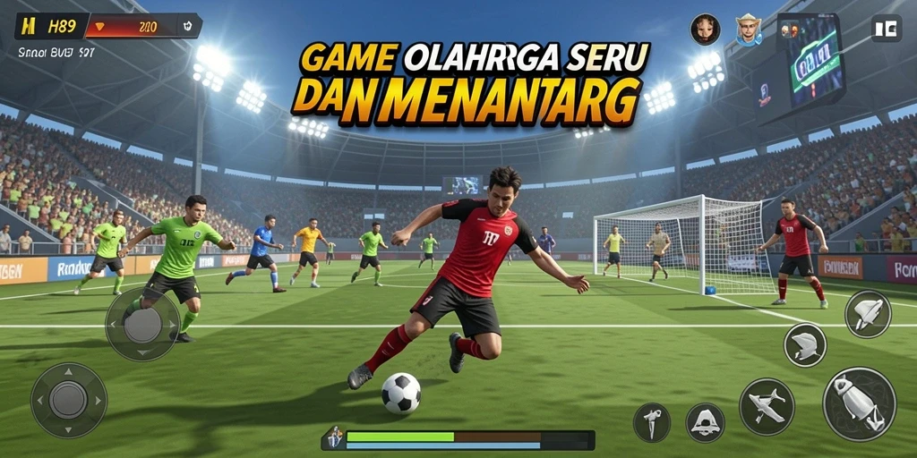 Tampilan gameplay H89 yang seru dalam berbagai jenis olahraga.