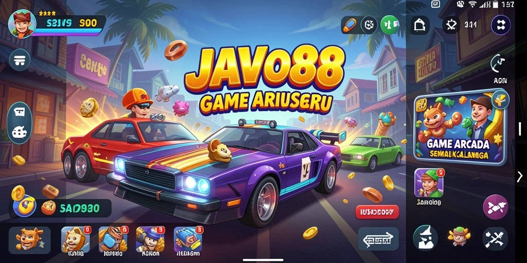 Tangkapan layar dari gameplay seru di JAVO88.