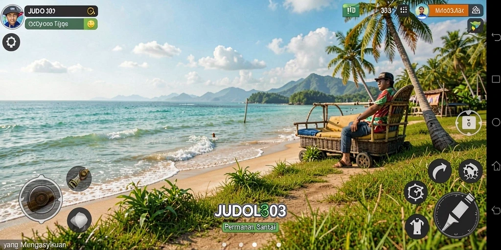 Tampilan gameplay seru dan penuh warna dari JUDOL303.