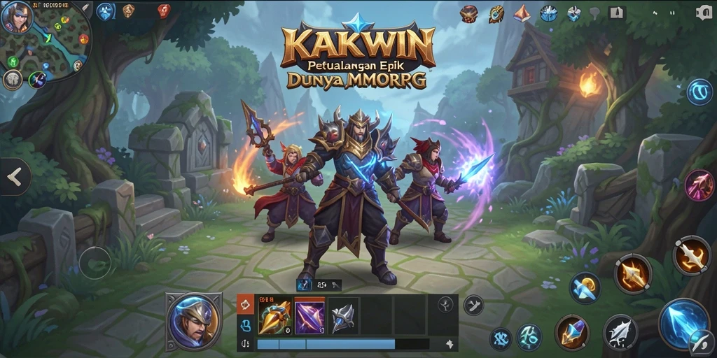 Tampilan gameplay KAKWIN yang menarik dan dinamis.