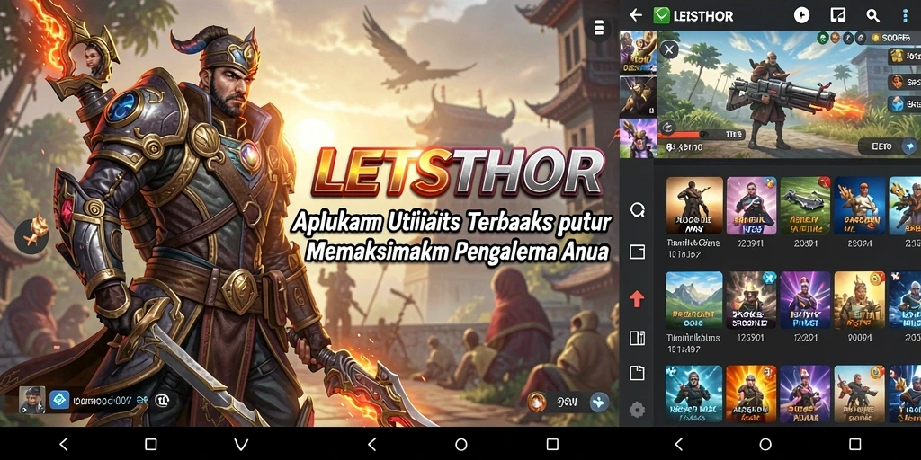 Tampilan antarmuka LETSTHOR yang intuitif dan menarik.