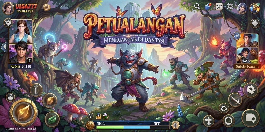 Tampilan gameplay LUSA777 yang menakjubkan dan mendebarkan.