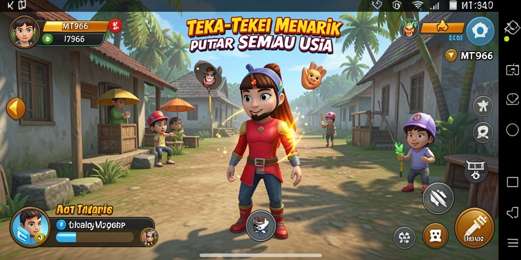 Tangkapan layar gameplay MT966 yang menampilkan tantangan puzzle menarik.