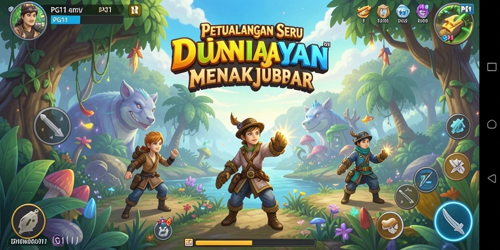 Gameplay PG11 dengan pemandangan menakjubkan dan petualangan seru.