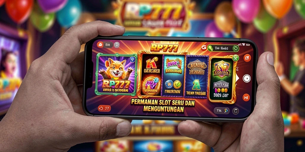 Screenshot gameplay Slot RP777 yang menampilkan keseruan permainan.