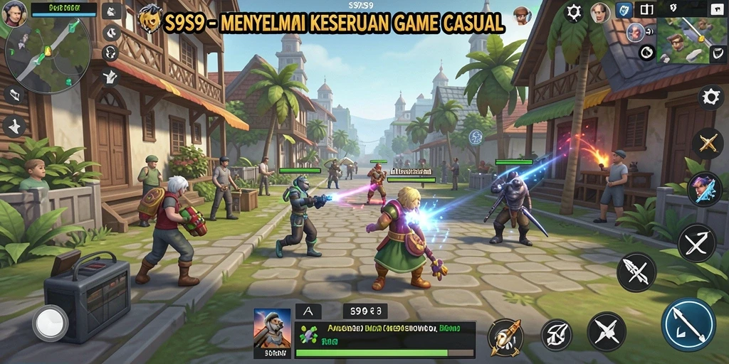 Screenshot S9S9 menampilkan aksi seru dalam permainan Casual.