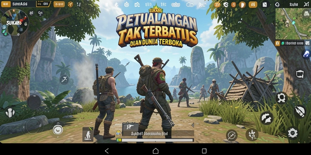 Gameplay seru dan dinamis dalam dunia terbuka SUKA86.